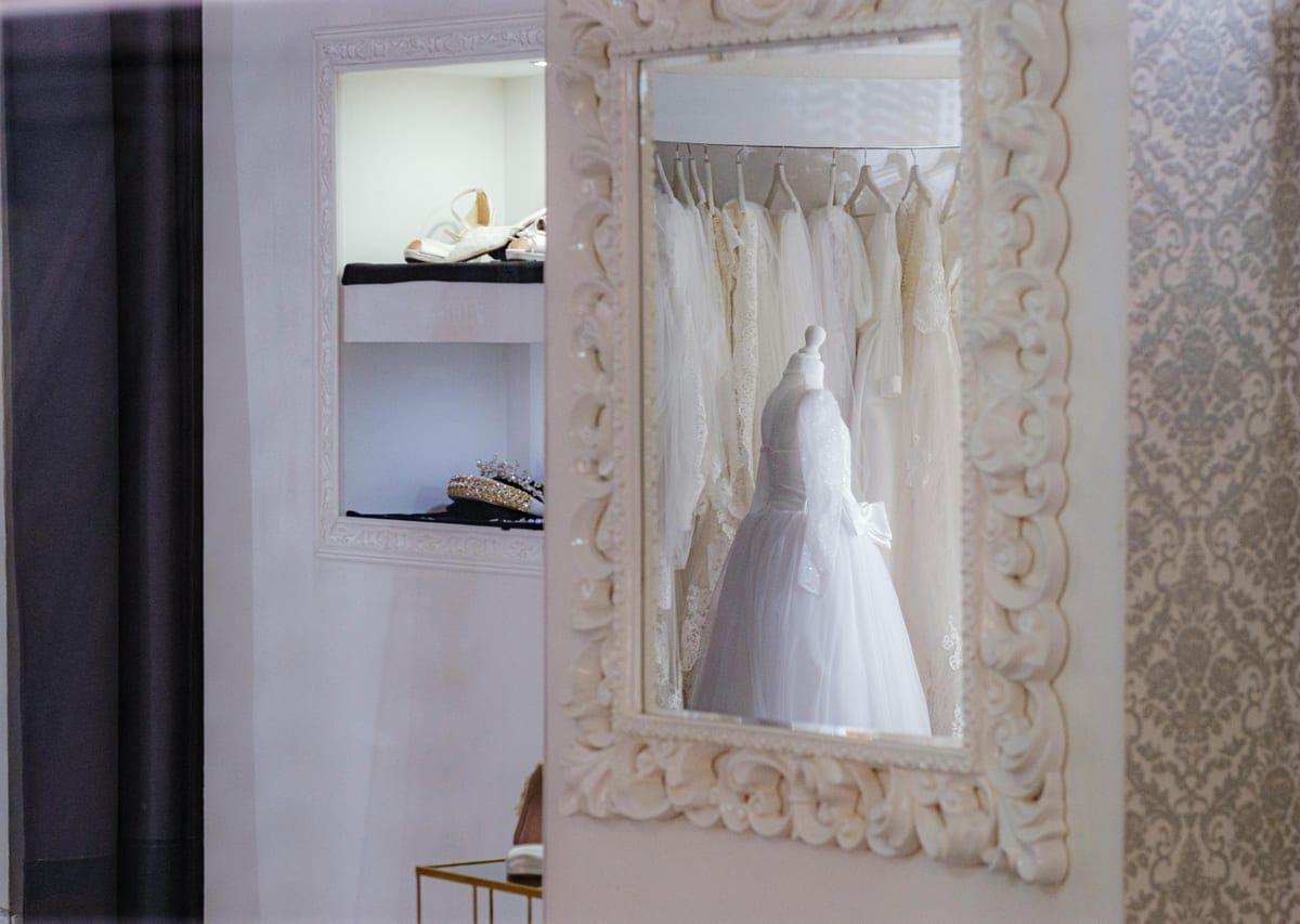 Bridal fitting session at the Lavender Fashions studio in Doha